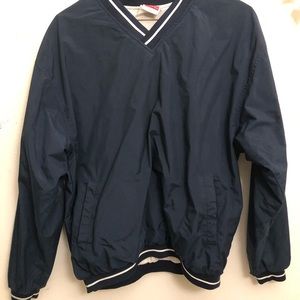 golf v-neck windbreaker pullover